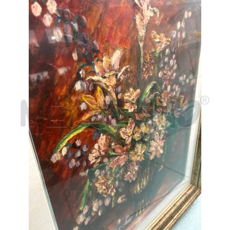 QUADRO VASO DI FIORI RILIEVO  | Mercatino dell'Usato Martina franca 2