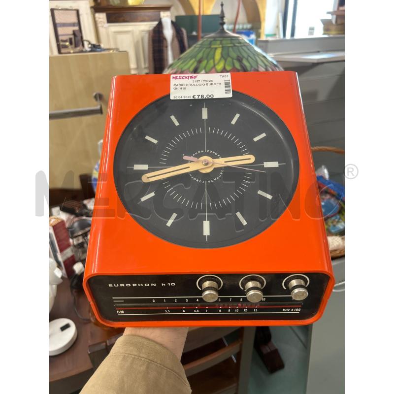 RADIO OROLOGIO EUROPHON H10 | Mercatino dell'Usato Martina franca 2