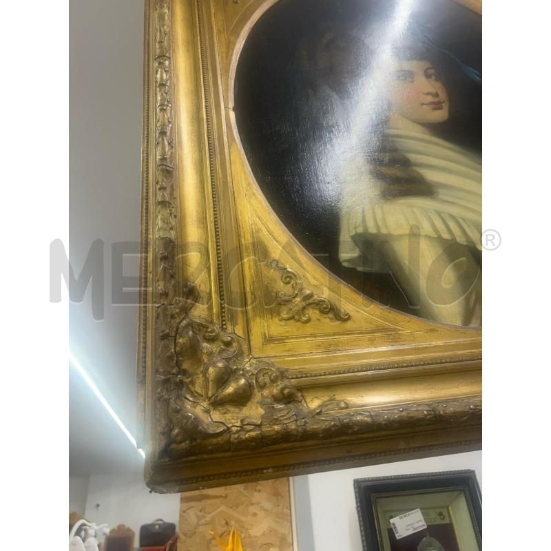 RITRATTO FRANCESE '800 IN CORNICE DORATA  | Mercatino dell'Usato Martina franca 2