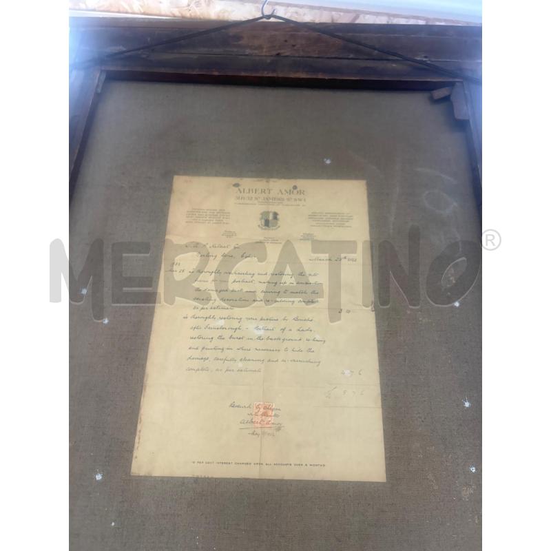 RITRATTO FRANCESE '800 IN CORNICE DORATA  | Mercatino dell'Usato Martina franca 3
