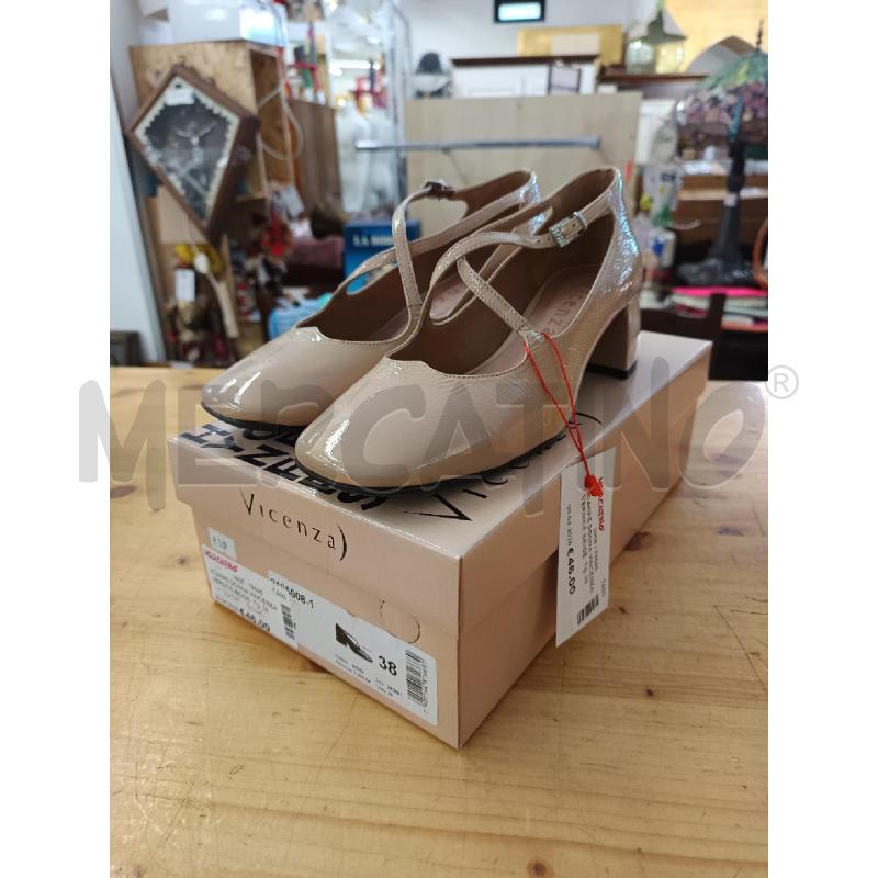 SCARPE DONNA VINCENZA VERNICE BEIGE | Mercatino dell'Usato Martina franca 1