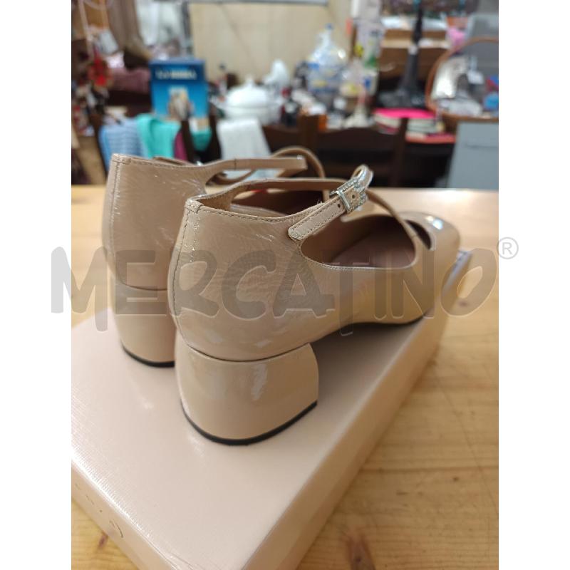 SCARPE DONNA VINCENZA VERNICE BEIGE | Mercatino dell'Usato Martina franca 4