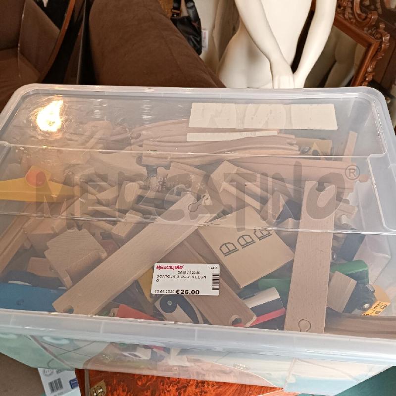 SCATOLA GIOCO IN LEGNO  | Mercatino dell'Usato Martina franca 2
