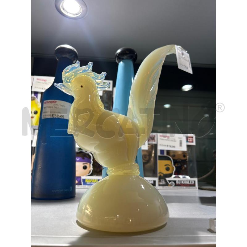 SCULTURA GALLO DI MURANO | Mercatino dell'Usato Martina franca 1