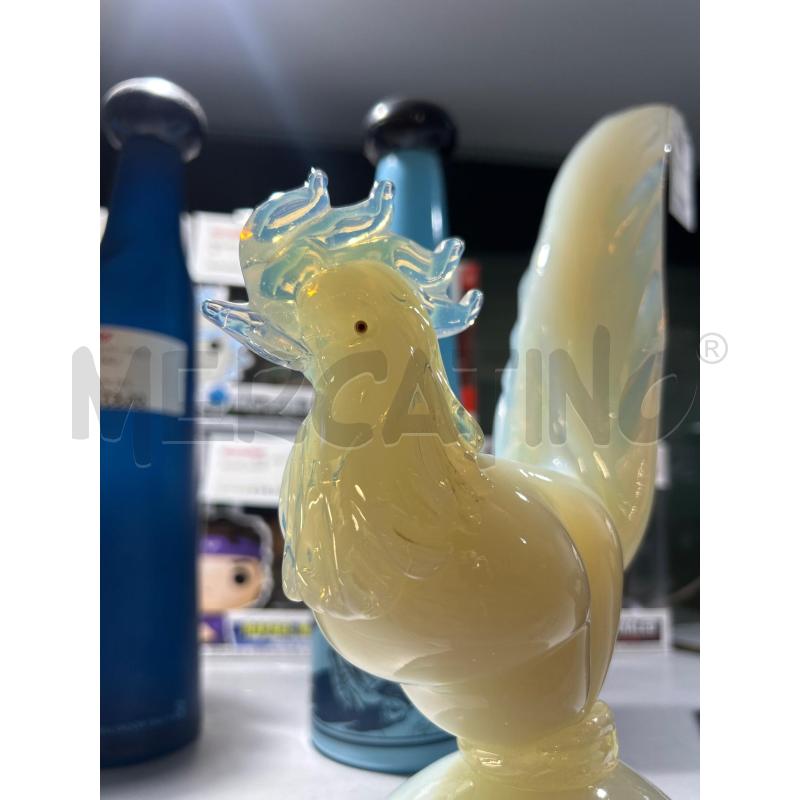SCULTURA GALLO DI MURANO | Mercatino dell'Usato Martina franca 3