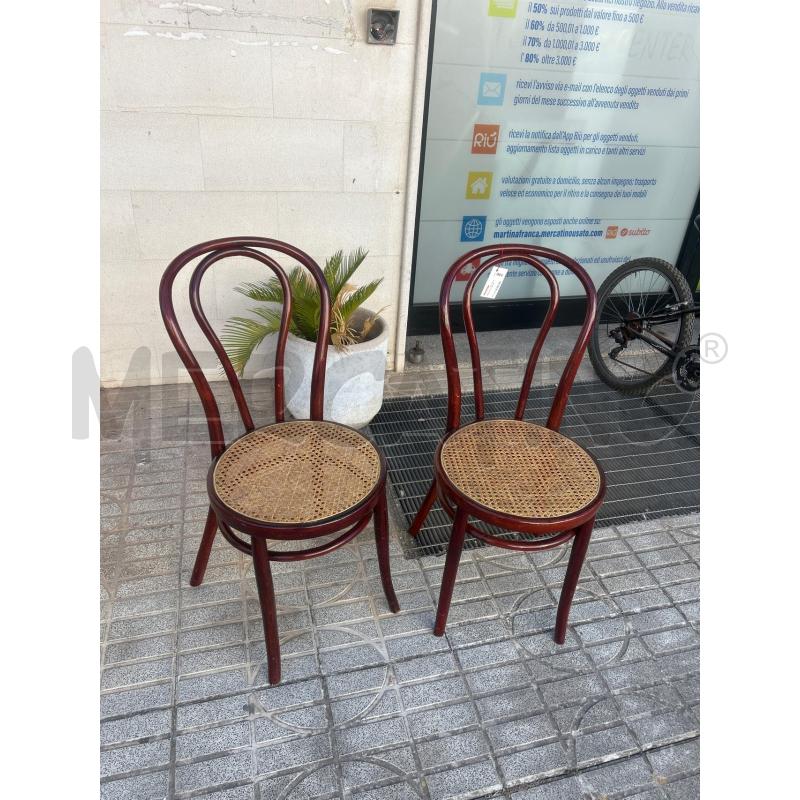 SEDIE PZ. 2 LEGNO  | Mercatino dell'Usato Martina franca 1