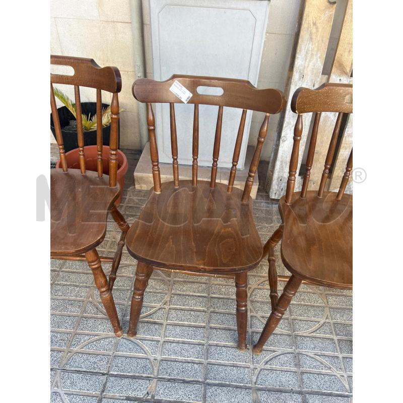 SEDIE PZ. 6 PZ LEGNO  | Mercatino dell'Usato Martina franca 2