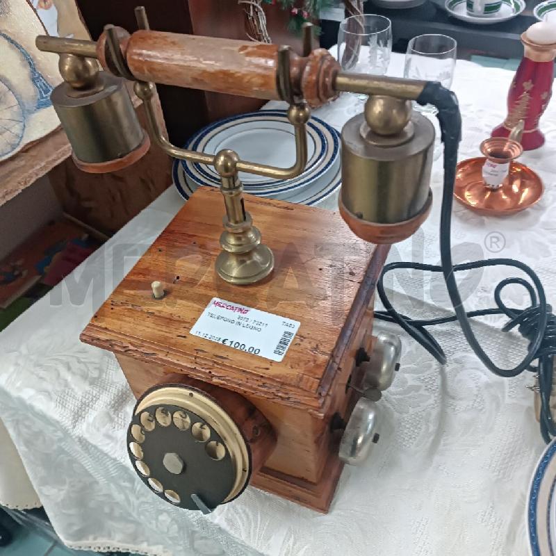 TELEFONO IN LEGNO  | Mercatino dell'Usato Martina franca 1