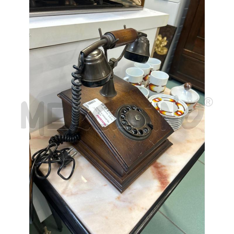 TELEFONO IN LEGNO  | Mercatino dell'Usato Martina franca 2