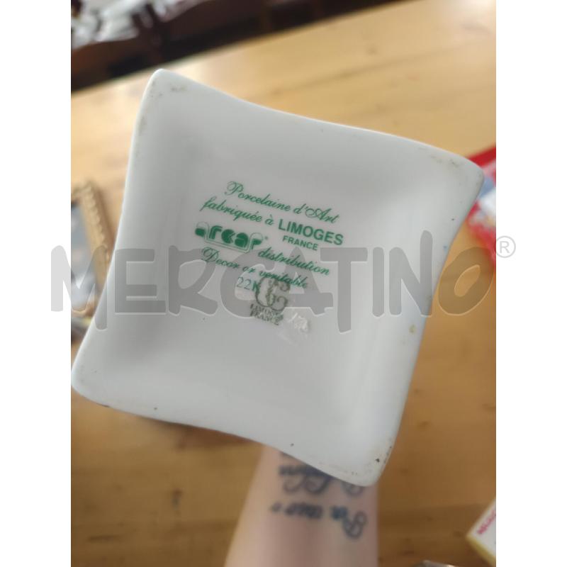 VASO + PIATTINO LIMOGES BIANCO | Mercatino dell'Usato Martina franca 2