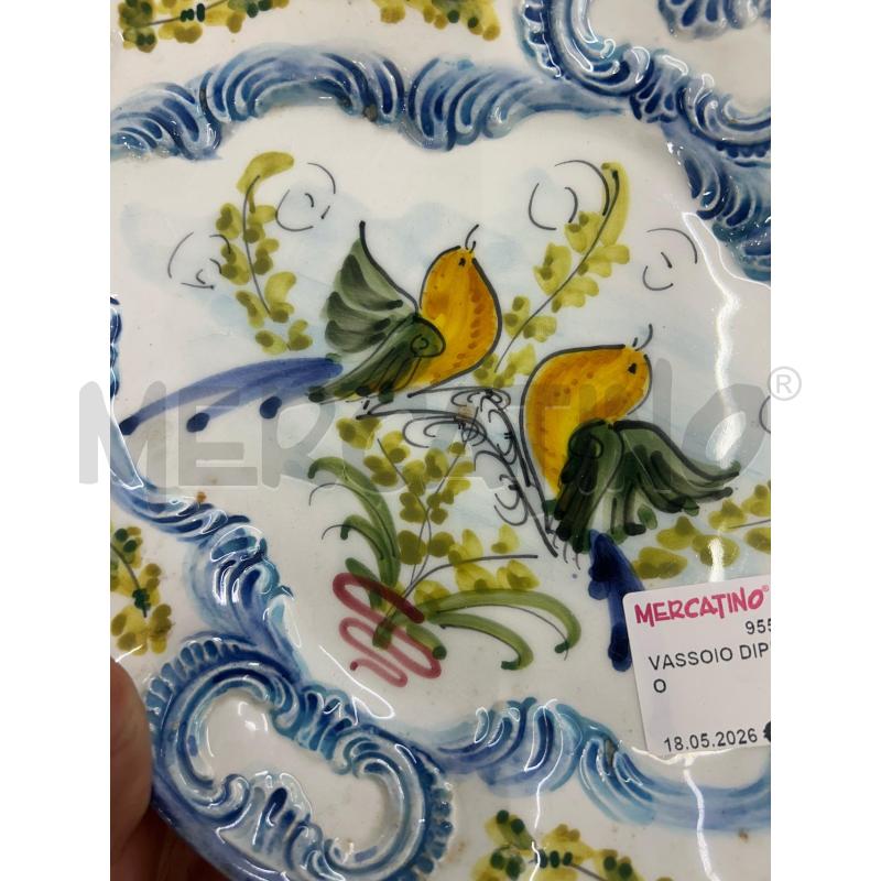 VASSOIO DIPINTO A MANO  | Mercatino dell'Usato Martina franca 2