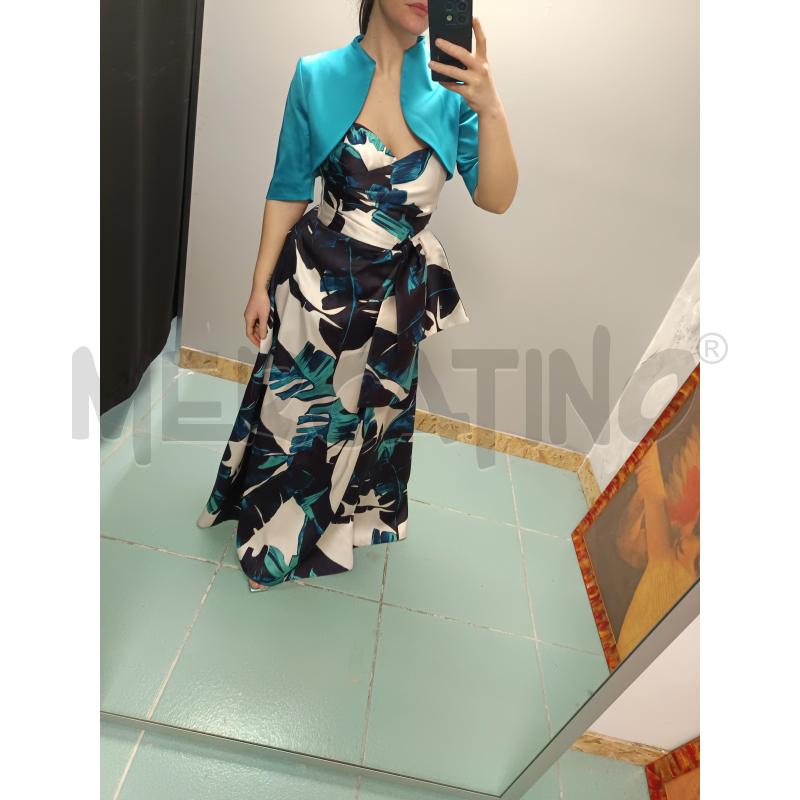 VESTITO DONNA CAMILLA MILANO FIORI BLU | Mercatino dell'Usato Martina franca 2