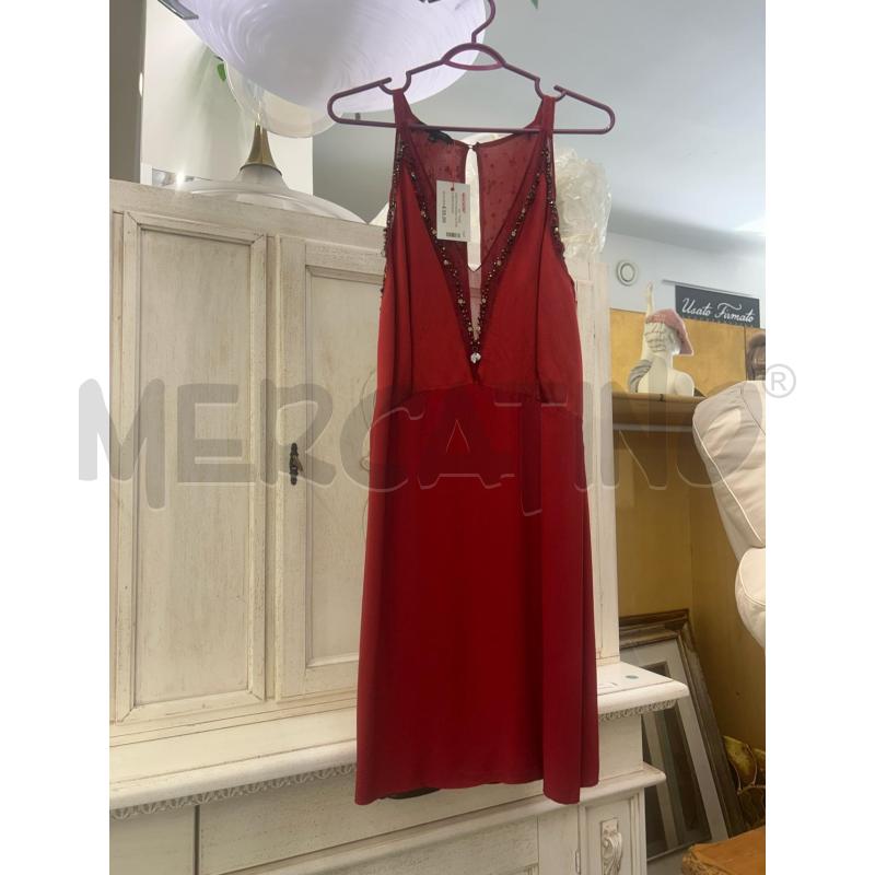 VESTITO DONNA PATRIZIA PEPE ROSSO | Mercatino dell'Usato Martina franca 1