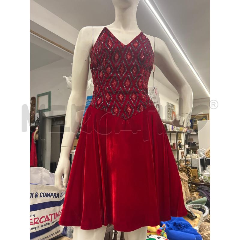 VESTITO DONNA ROCCOBAROCCO ROSSO ANNI 92 | Mercatino dell'Usato Martina franca 1
