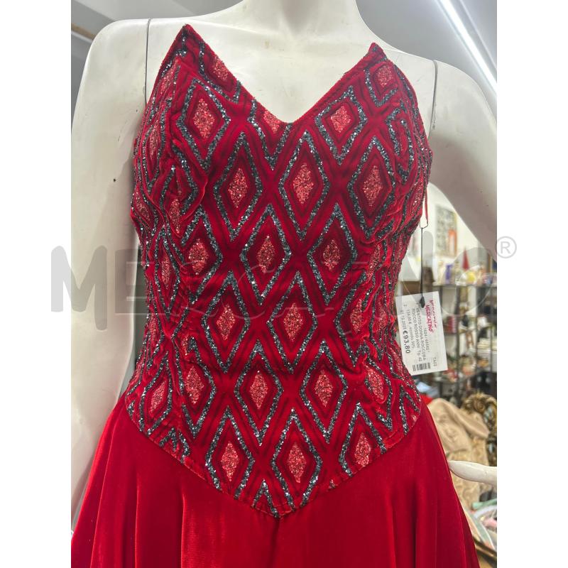 VESTITO DONNA ROCCOBAROCCO ROSSO ANNI 92 | Mercatino dell'Usato Martina franca 2