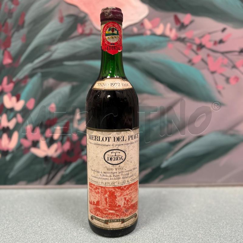 VINO MERLOT DEL PIAVE 1972  Mercatino dell'Usato Martina franca