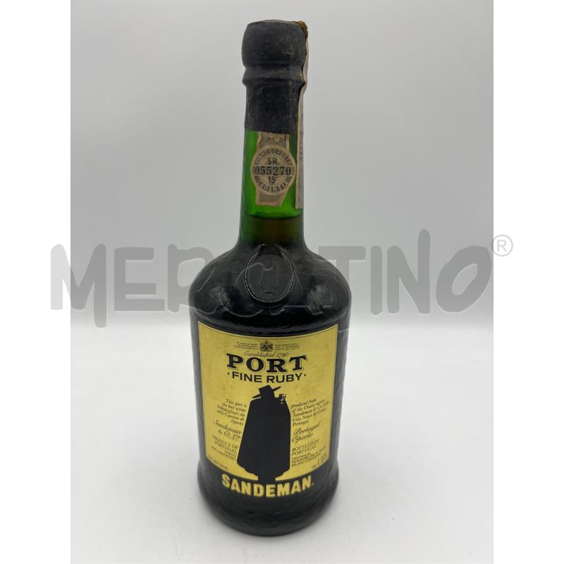 BOTTIGLIA PORTO - PORT FINE RUBY SANDEMAN | Mercatino dell'Usato Teramo 1