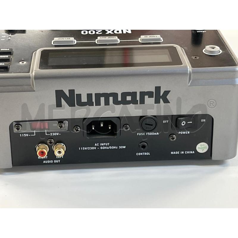 LETTORE CD DJ NUMARK NDX 200  | Mercatino dell'Usato Teramo 2