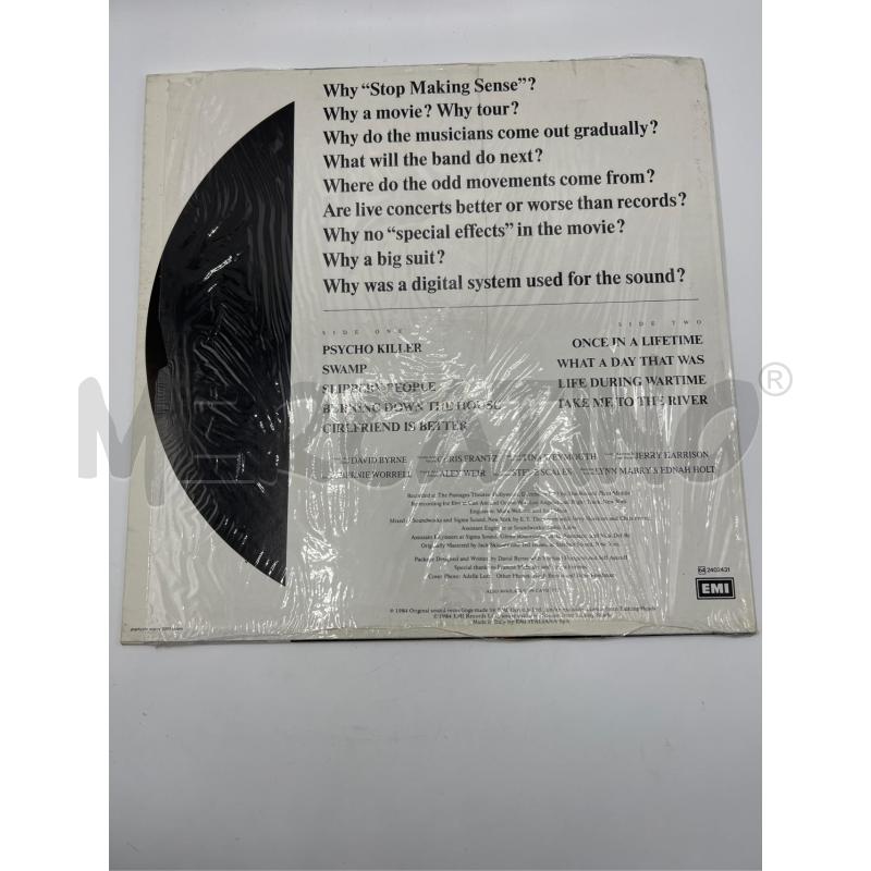 LP VINILE TALKING HEADS STOP MAKING SENSE NEAR MINT - EMI ITALY 1984 | Mercatino dell'Usato Teramo 2
