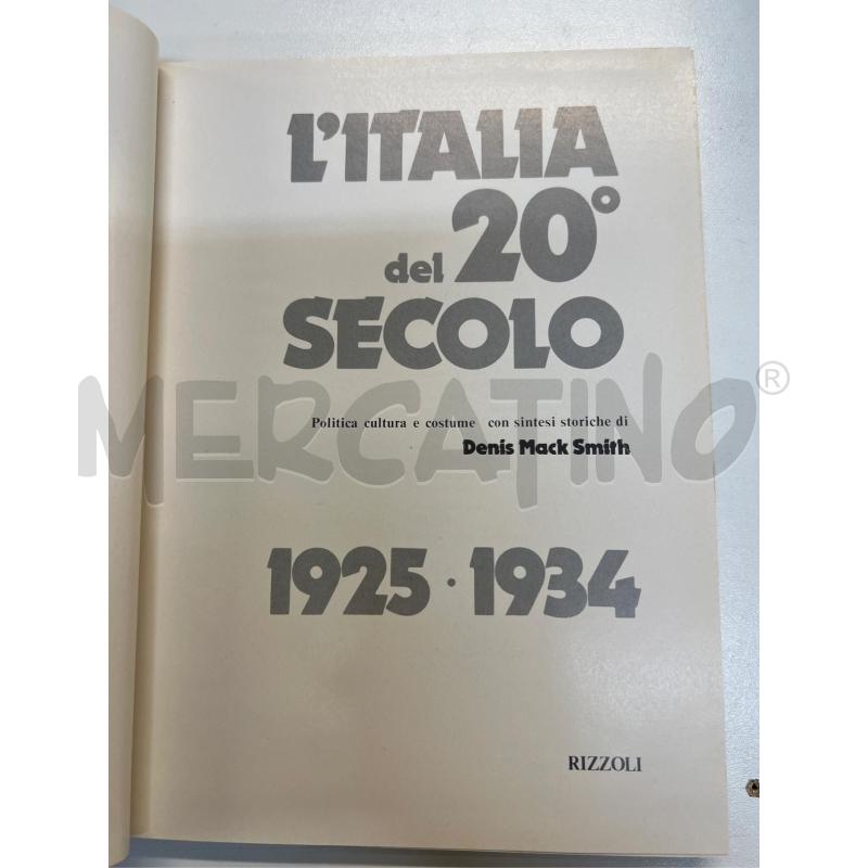 L'ITALIA DEL 20 SECOLO DAL 1899 AL 1970 IN 8 VOLUMI COMPLETA RIZZOLI ANNO 1977  | Mercatino dell'Usato Teramo 2