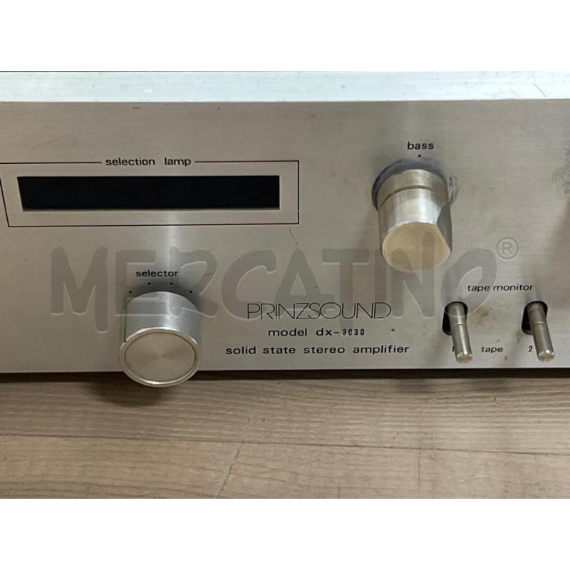 PRINZSOUND DX 3030 AMPLIFIER AMPLIFICATORE HI FI VINTAGE  | Mercatino dell'Usato Teramo 3