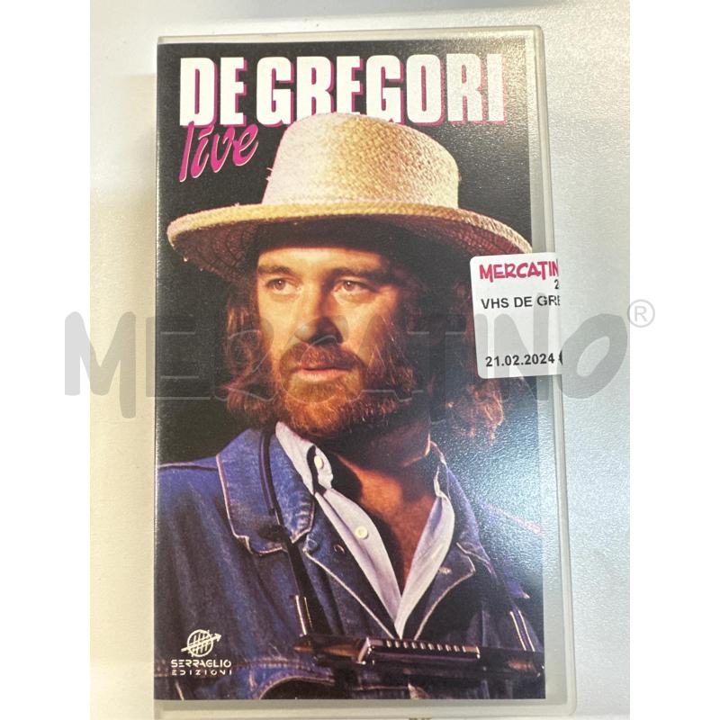 VHS DE GREGORI LIVE | Mercatino dell'Usato Teramo 1