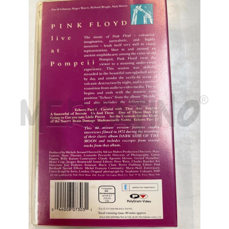 VHS PINK FLOYD LIVE AT POMPEII | Mercatino dell'Usato Teramo 2