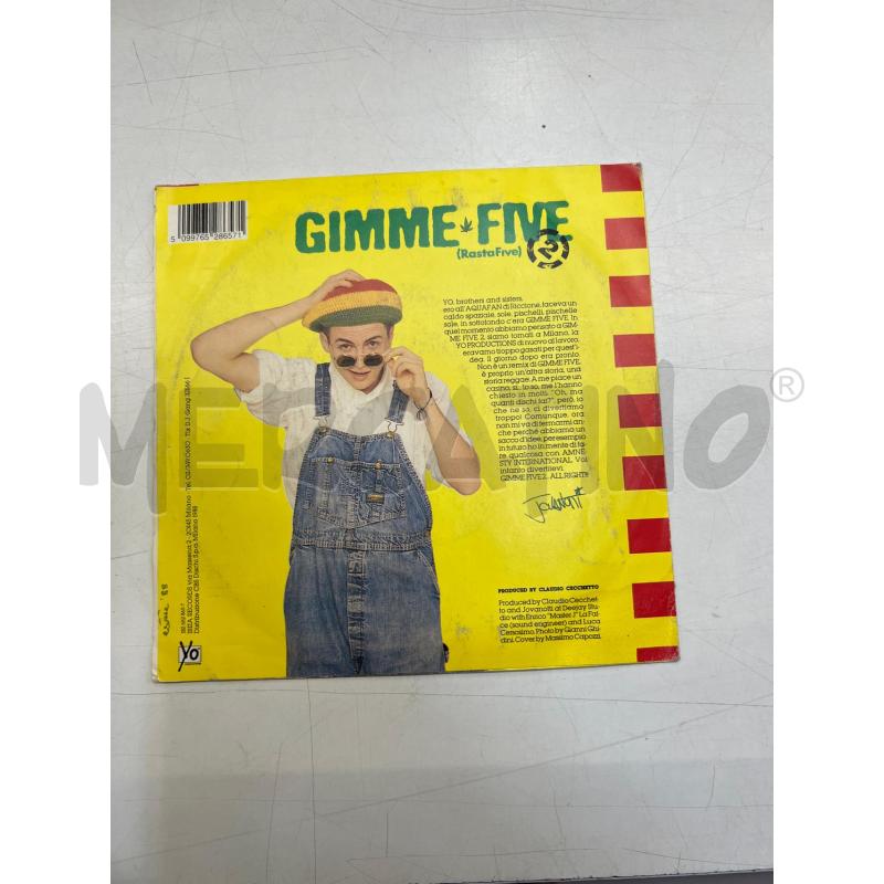 45 GIRI JOVANOTTI GIMME FIVE | Mercatino dell'Usato Teramo 2