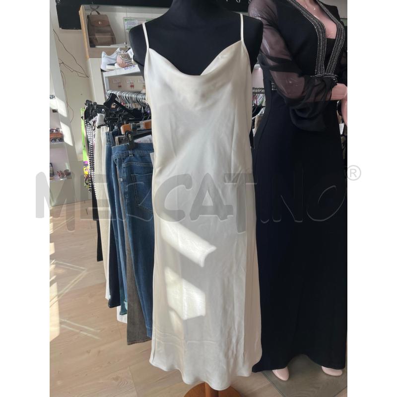 ABITO DONNA INTREND BEIGE LUCIDO SPALLINA FINA | Mercatino dell'Usato Teramo 1