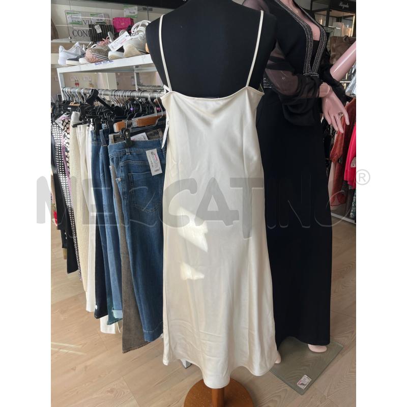 ABITO DONNA INTREND BEIGE LUCIDO SPALLINA FINA | Mercatino dell'Usato Teramo 2