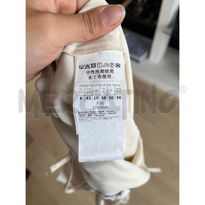ABITO DONNA INTREND BEIGE LUCIDO SPALLINA FINA | Mercatino dell'Usato Teramo 4