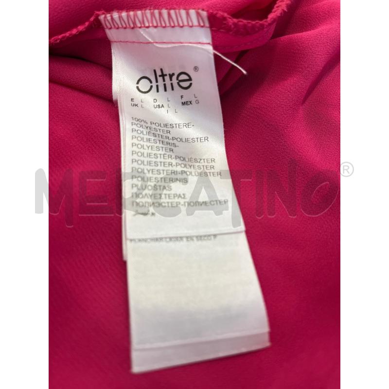 ABITO DONNA OLTRE LUNGO TOP PLISSETTATO ARANCIONE GONNA FUCSIA SCOLO AMERICANA | Mercatino dell'Usato Teramo 4