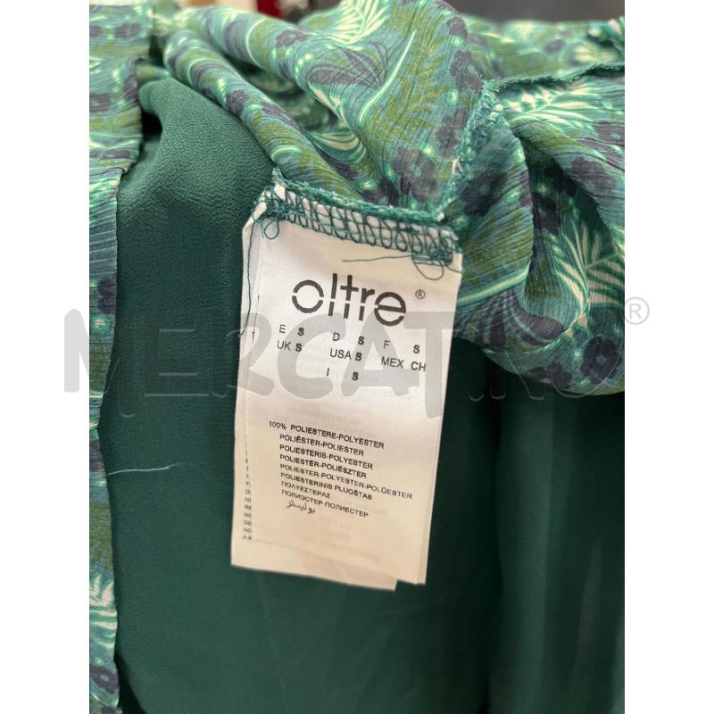 ABITO DONNA OLTRE VERE FANTASIA FIORELLINI BLU FOGLIE BIANCHE | Mercatino dell'Usato Teramo 4
