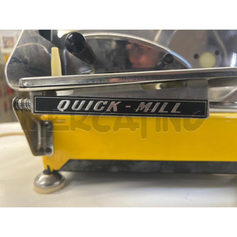 AFFETTATRICE QUICK MILL ITALIA ANNI 70 GIALLA FUNZIONANTE | Mercatino dell'Usato Teramo 2