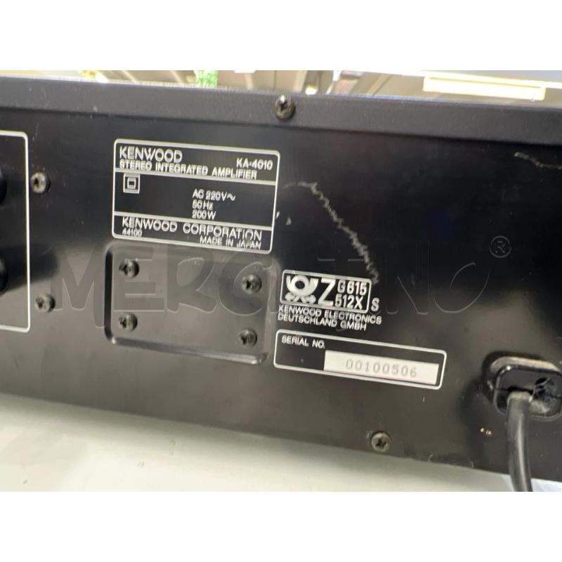 AMPLIFICATORE KENWOOD KA-4010 | Mercatino dell'Usato Teramo 2