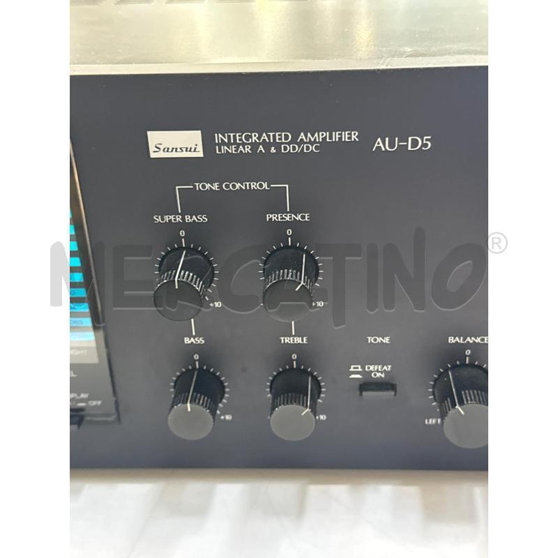 AMPLIFICATORE SANSUI AU D5  | Mercatino dell'Usato Teramo 2