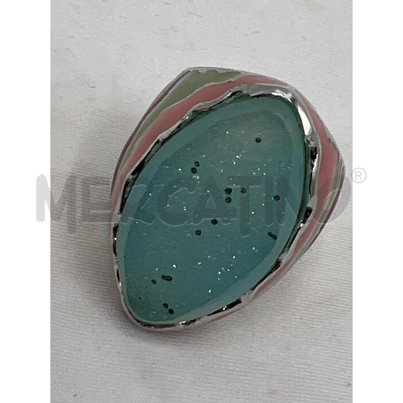 ANELLO DONNA AGATA AZZURRA DIPINTO E SMALTATO | Mercatino dell'Usato Teramo 4
