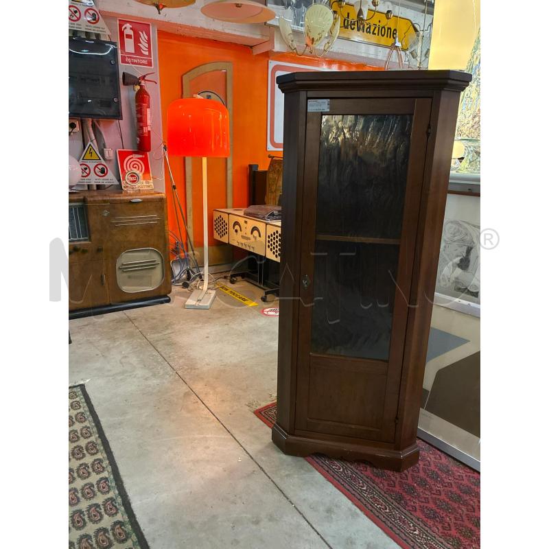 ANGOLIERA LEGNO ARTE POVERA 1 ANTA VETRO | Mercatino dell'Usato Teramo 1