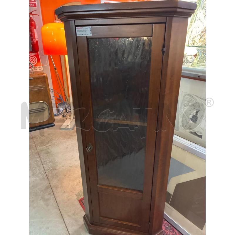 ANGOLIERA LEGNO ARTE POVERA 1 ANTA VETRO | Mercatino dell'Usato Teramo 2