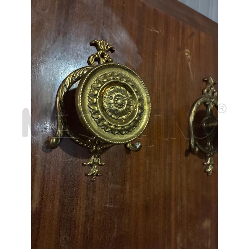 APPENDI ABITI VINTAGE DA PARETE IN LEGNO 1 SPECCHIO CON PORTAOMBRELLI | Mercatino dell'Usato Teramo 4