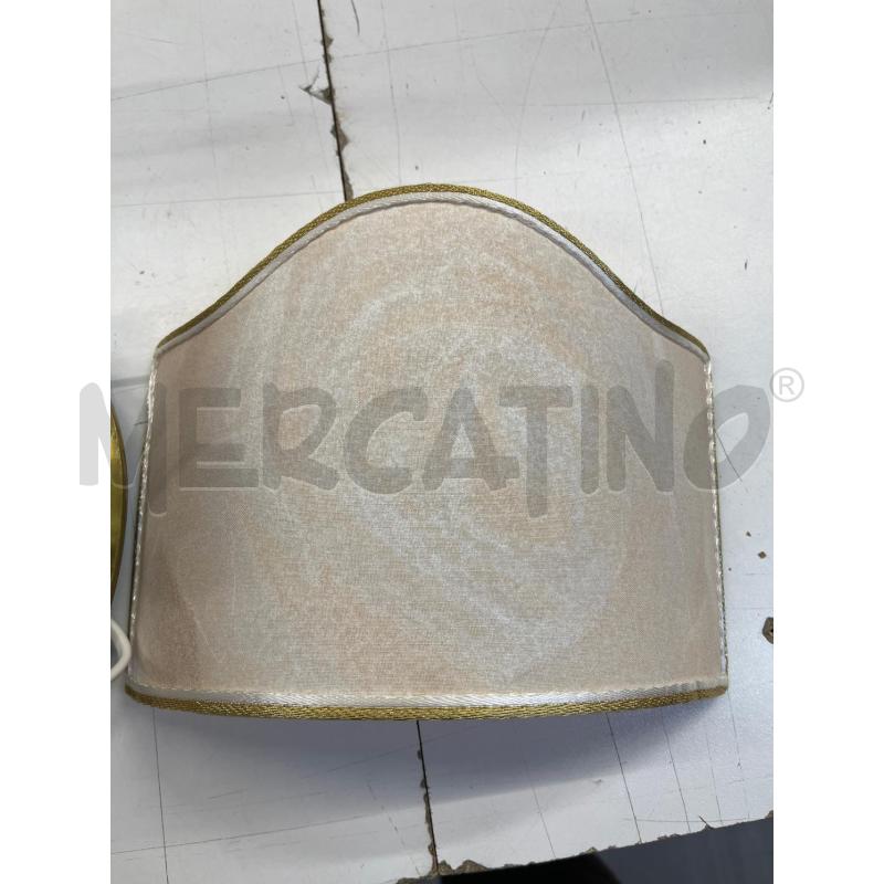 APPLIQUE COPPIA EPOCA IN BRONZO FIGURA SQUADRATA 1 LUCE | Mercatino dell'Usato Teramo 2
