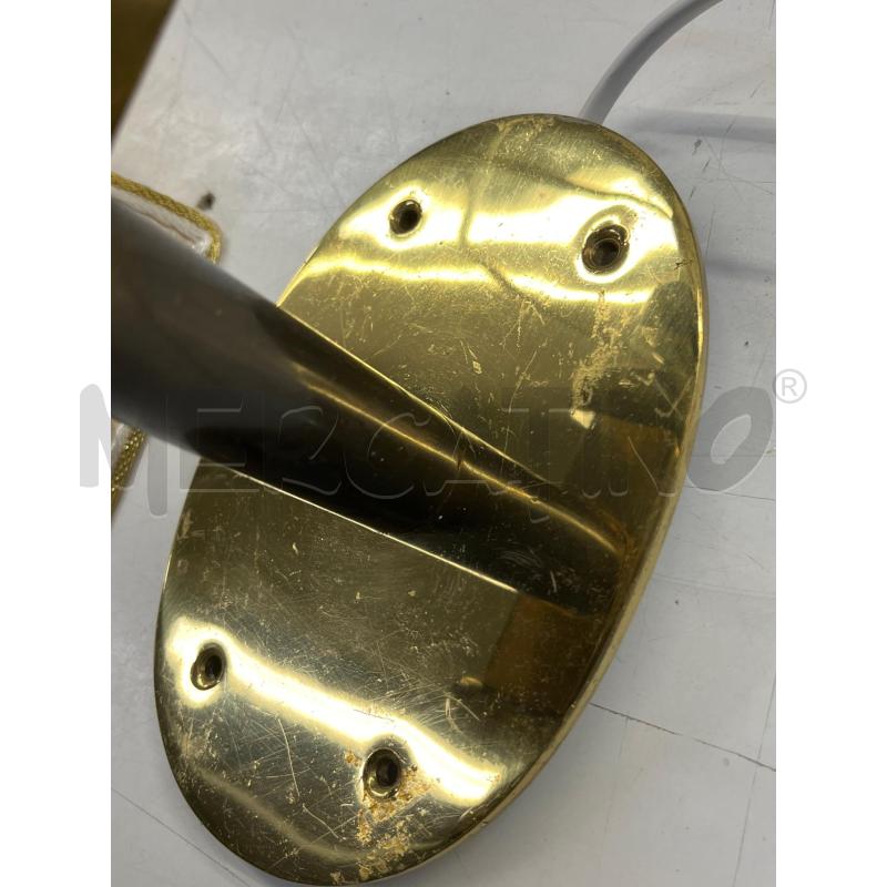 APPLIQUE COPPIA EPOCA IN BRONZO FIGURA SQUADRATA 1 LUCE | Mercatino dell'Usato Teramo 5