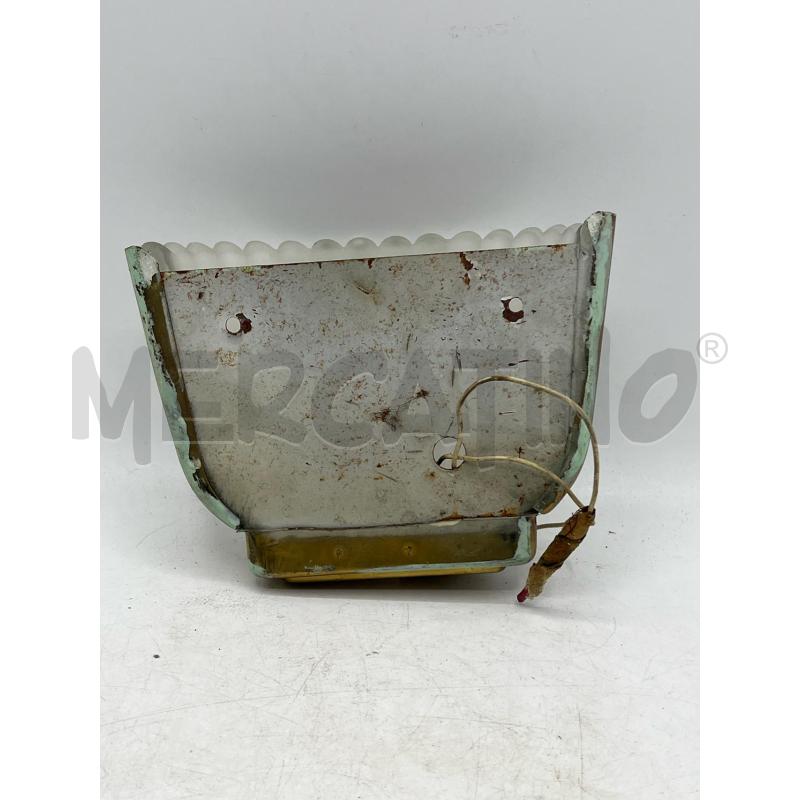 APPLIQUE DA PARETE VINTAGE VETRO OTTONE | Mercatino dell'Usato Teramo 2