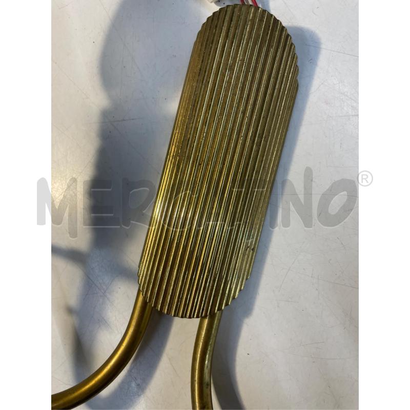APPLIQUE IN OTTONE RIGATO 2 BRACCIA  | Mercatino dell'Usato Teramo 4