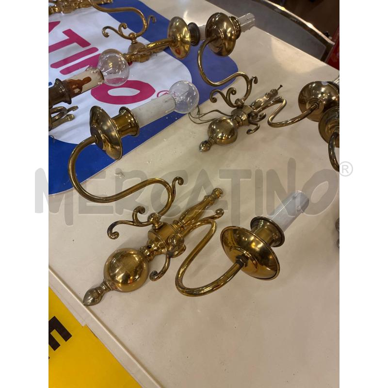 APPLIQUE OTTONE 2 LUCI BRACCIA  | Mercatino dell'Usato Teramo 2