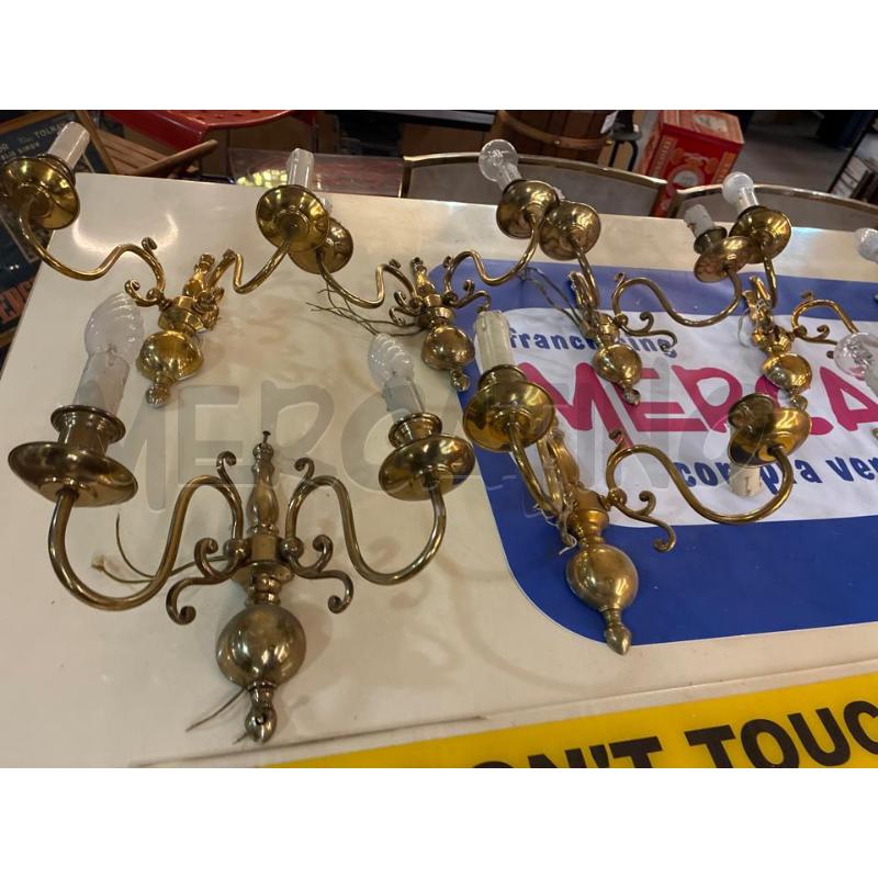 APPLIQUE OTTONE 2 LUCI BRACCIA  | Mercatino dell'Usato Teramo 4