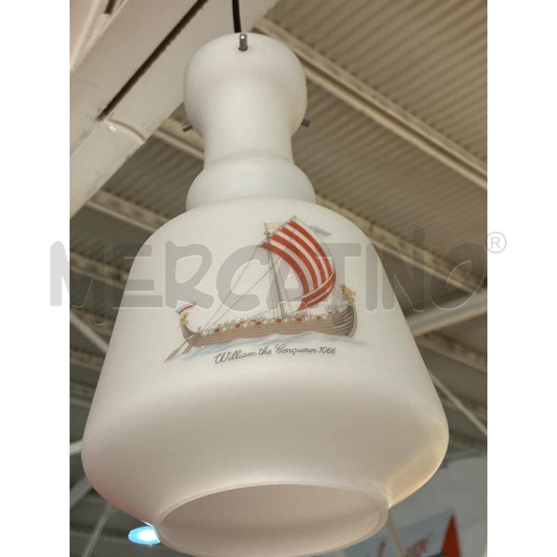APPLIQUE OVALE CROMO VETRO SATINATO 11.5X26 | Mercatino dell'Usato Teramo 2