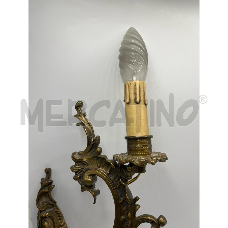 APPLIQUE T BRONZO 3 LUCI | Mercatino dell'Usato Teramo 2