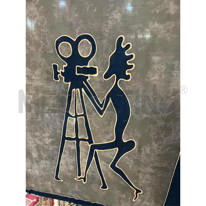 ARAZZO BATIK ETNICO FONDO NERO CINEMATOGRAFO150X108 | Mercatino dell'Usato Teramo 4