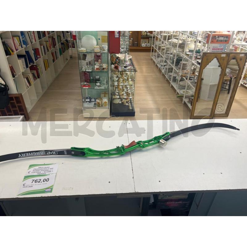 ARCO NUDO PROFESSIONALE KAP RAISER SPIGARELLI + CUSTODIA + RICAMBI + TREPPIED | Mercatino dell'Usato Teramo 1